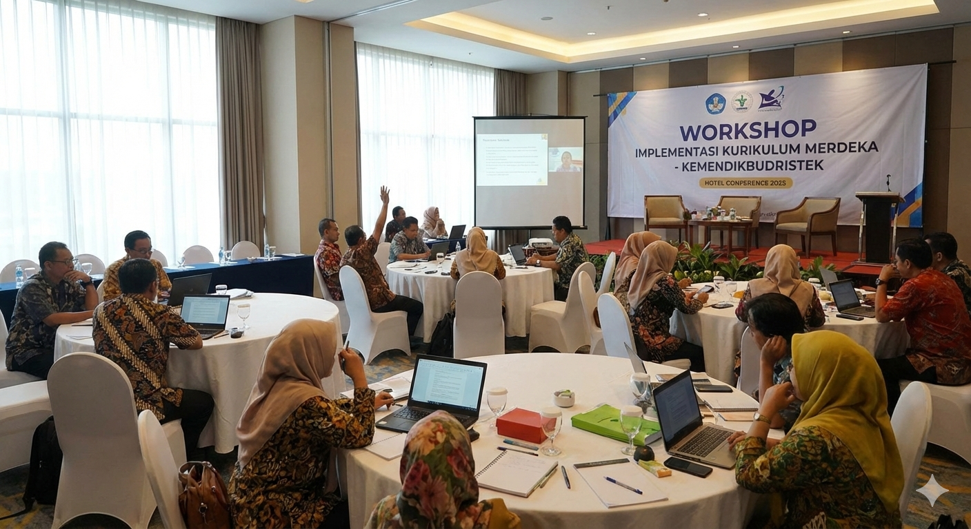 Tingkatkan Kualitas Pembelajaran, Guru SMAN 1 Talaga Ikuti Workshop Implementasi Kurikulum Merdeka